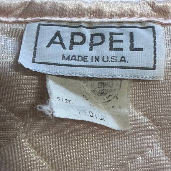 VINTAGE APPEL Made in USA Bed Coat size medium - Picture 6 of 7